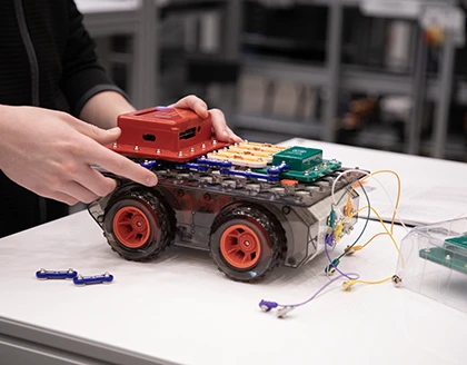 STEM robotics kit.