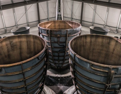 Health care worker with a tablet and a stylus.
